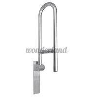 Stainless Steel Folding Handicap Grab Bar Toilet Bathroom Support