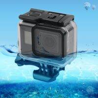 เคสป้องกันปลอกหุ้มกันน้ำ45ม. + ฝาหลังหน้าจอสัมผัสสำหรับ GoPro NEW HERO /HERO6 /5พร้อมติดตั้งแบบธรรมดาและสกรูแบบหัวเข็มขัดไม่จำเป็นต้องถอดเลนส์