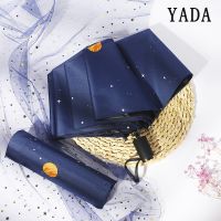 【CW】 YADA Creative Star Universe Series Umbrella Fold Rainy Stellar Planet Umbrella UV Rainproof Sun Parasol Umbrellas Female YD237