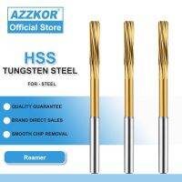 AZZKOR HSS-CO Helical Reamer โคบอลต์ไทเทเนียมชุบสแตนเลสก้านตรงพิเศษ Reamer 3-20 Decimal Point Reamer