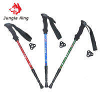 Jungle King 2017ใหม่เดินป่า Mountaineering Rod 7075 Cork Handle s Ultra Light สี่ s escopic Rod 220G