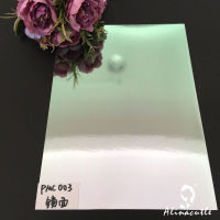 6colors x 2 sheets Green Smooth Mirror Paper Card A4 250gsm Paper DIY Scrapbooking paper pack craft Background paper Alinacraft