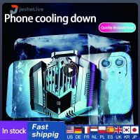 ☊ Mobile Phone Accessories Cell Phone Radiator Smart Temperature Control Gaming Cooler Mini Cooling Fans Silent