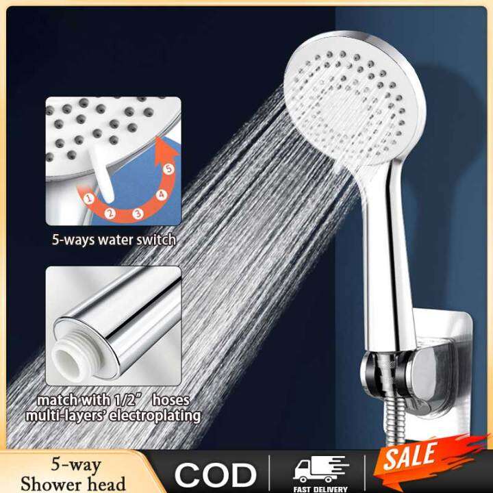 Shower head only high pressure plastic heavy duty showerheads Lazada PH