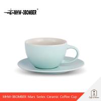 MHW-3BOMBER Mars Series Ceramic Coffee Cup 300 ml ถ้วยแก้วกาแฟเซรามิกพร้อมจานรอง