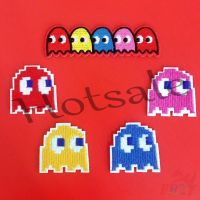 【hot sale】 ☃ B15 ☸ Game：Pac-Man Patch ☸ 1Pc Pacman Diy Sew On Iron On Badges Patches