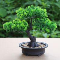 1Pc Simulation Lifelike Artificial Plant Pine Tree Zen Spirit Party Home Hotel Desk Bonsai Decor Bonsai Office Festival Decor