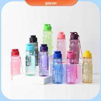 GAIYUAN 650ML แบบพกพาได้ หลายสี โปร่งใสโปร่งใส จุได้มาก ขวดน้ำน้ำ ถ้วยน้ำน้ำ พลาสติกทำจากพลาสติก