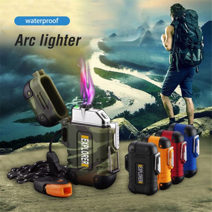 zzooi-outdoor-waterproof-electronic-lighter-portable-usb-charging-plasma-dual-arc-igniter-smoking-accessories-camping-tools