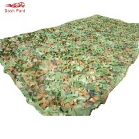 6 Colors Polyester Fabric Hunting Camping 2 Layers Camouflage Net Jungle Leaves For Military Car Shade Cover With Hang Rope