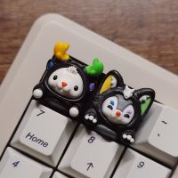 Personalized Design Small Animal Key Caps Handmade Resin Mechanical Keyboard Game ESC Key Holiday Gifts Cute Deer Keycap
