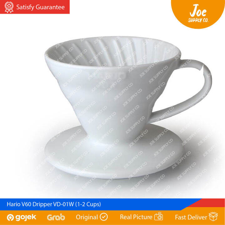 Hario V60 Plastic Dripper 01 VD01W White / Alat Kopi Manual Brew