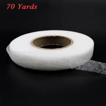 50M Iron-on Fuse Hem Tape Double Side No Stitch Sewing Adhesive Fabric Tape  for Cloth