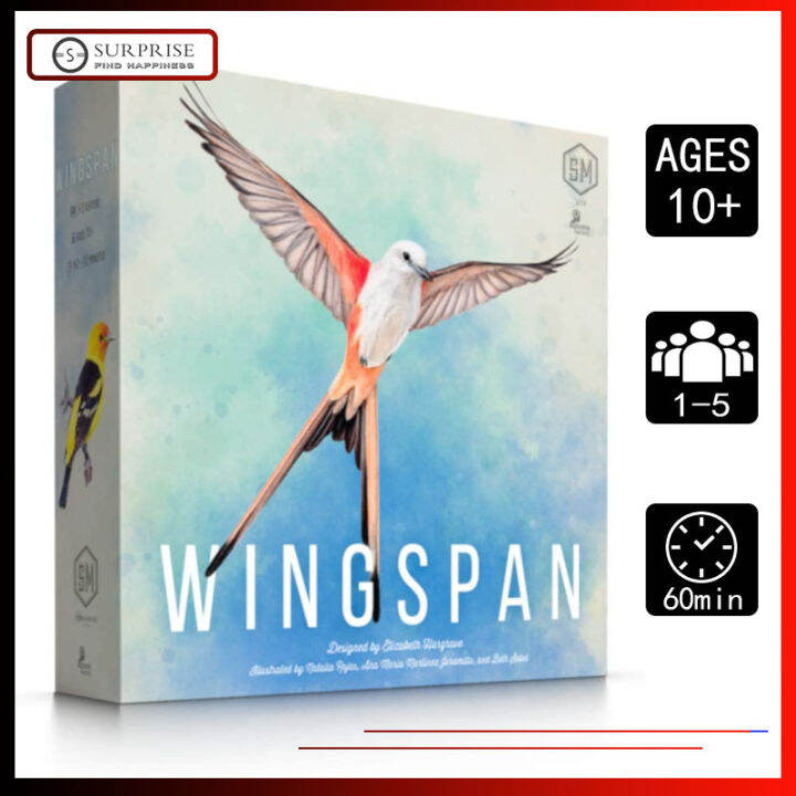 Strategy Board Game Wingspan with Swift Start Pack English Edition