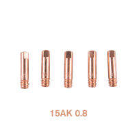 Sun 5pcs MiG welding nozzle ติดต่อเคล็ดลับแก๊ส diffuser Connector Holder 0.8/1/1 2mm