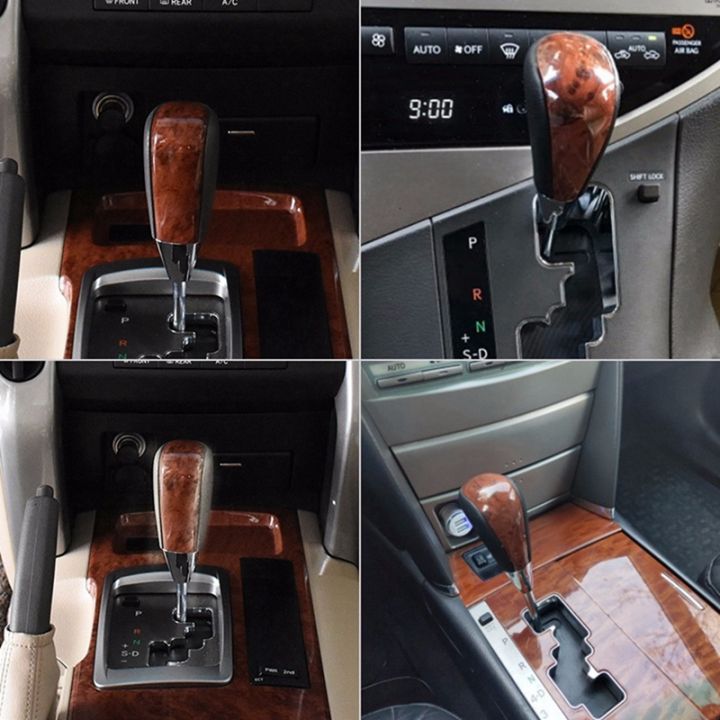 wood-grain-car-gear-shift-knob-for-toyota-corolla-camry-harrier-fortuner-crown-land-cruiser-lever-shifter-stick