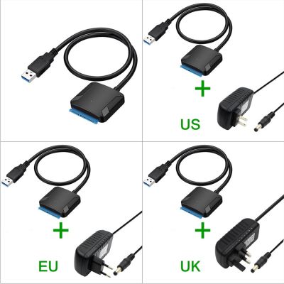 USB 3.0 to SATA อะแดปเตอร์แปลงสายเคเบิ้ล USB 3.0 สำหรับ Samsung Seagate WD 2.5 3.5 HDD