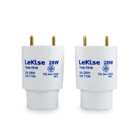 Lekise อะแดปเตอร์ Adaptor-T5-28W (คู่) แปลหลอดไฟ T5 ให้ใช้กับรางนีออน T8 ได้