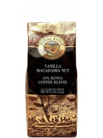 ROYAL KONA COFFEE FOR ROYALTY Royal Kona 10% Kona Coffee Blend, Vanilla Macadamia Flavor - Ground, 8 Ounce Bag