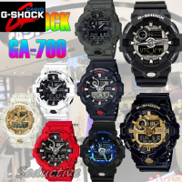 นาฬิกาข้อมือ casio GShock นาฬิกาผู้ชาย รุ่นGA-710-1A2DR สีดำ/น้ำเงิน (สินค้าพร้อมจัดส่ง)