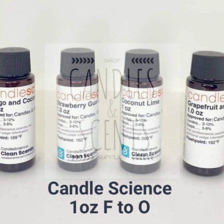 Candle Science 1oz (F to O) Fragrance Oils Lazada PH