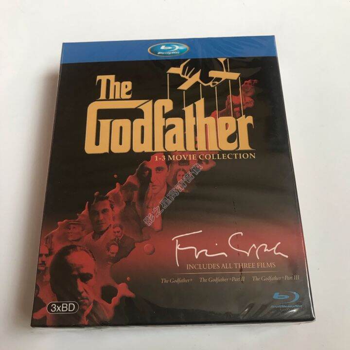 Godfather The Godfather 1-3 Blu Ray BD HD Set Collection Movie Discs ...