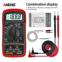 ANENG AN8205C Digital Multimeter ACDC Ammeter Volt Ohm Test Meter Profession Multimetro With Thermocouple LCD Backlight Display