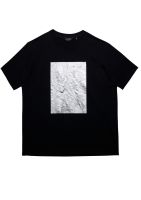 (SIX P.M.) SILVER PLATE T-SHIRT REGULAR FIT / เสื้อยืด สกรีนลาย แผ่นเงิน ทรงเสื้อปกติ / BSPM