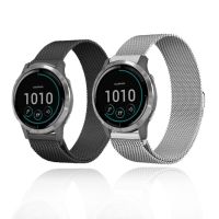 Metal Venu 2 18mm 20mm 22mm Band Vivoactive 3 4 4s Forerunner 245 Magnetic Milanese