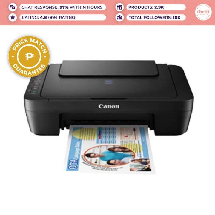 Canon Pixma Ink Efficient Wireless Printer (E4570) Lazada PH
