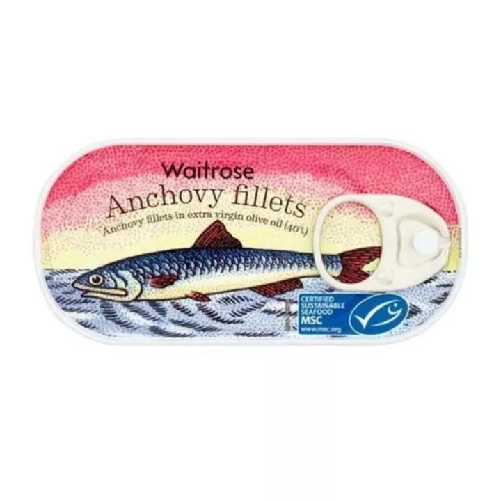 Waitrose Anchovy Fillets in Extra Virgin Olive Oil 50g Lazada PH