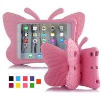 น่ารักการ์ตูน3D ผีเสื้อ Case สำหรับ Apple Mini 1 2 3 4 5 EVA น้ำหนักเบาเด็กหลักฐาน Case 789th10th 2022 Pro 11ปก