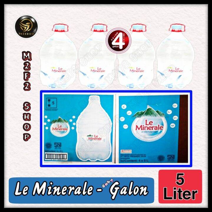 Air Mineral Le Minerale Baby Galon Isi Liter Kemasan Pcs