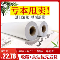 Painting Mounting Adhesive Film Mounting Double-Sided Hot Melt Adhesive Calligraphy and Painting Paper-Cut Mounting Material Machine Iron Backing Paper Adhesive