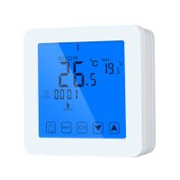 ▣☇ Room Thermostat Set for Gas Boiler Heating or Water Floor Heating Remote Control Temperature Controller Blue Backlight