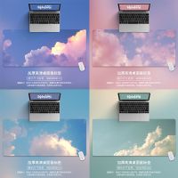 ◊ 80x30cm large small fresh art cloud sunset pure sky mouse pad Korean style simple office girl desk pad laptop game pad