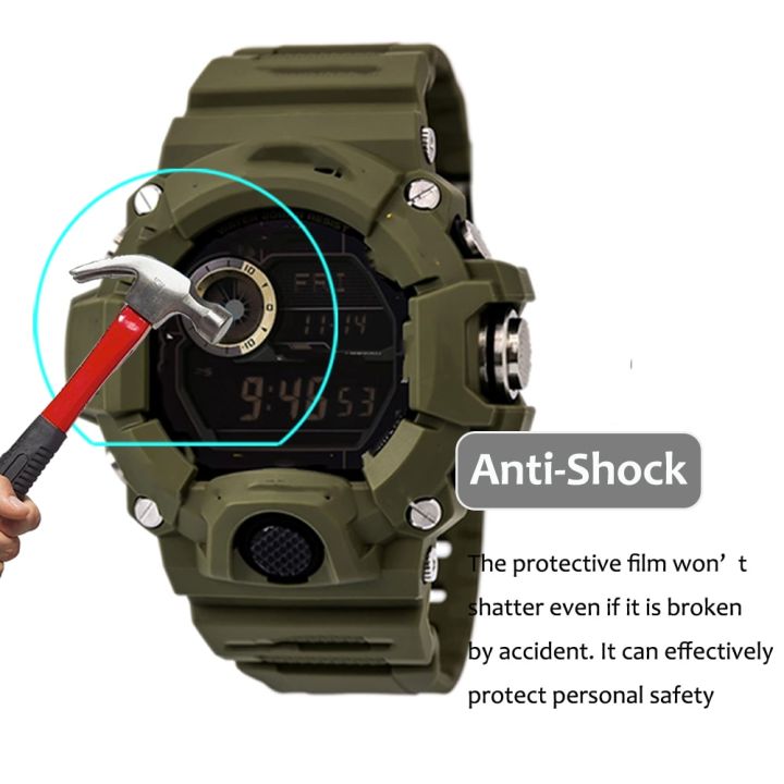 ปกป้องหน้าจอสำหรับกันระเบิดนาโน3ชิ้น-gw-9400-gw-9404-gw9400-9400y-gw9404นาฬิกาฟิล์มป้องกันไม่ใช่กระจก