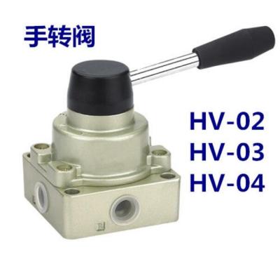 Free shipping HV 02 Three pneumatic rotary valve spool hand manual switch panel valve explorers to the valve control valve