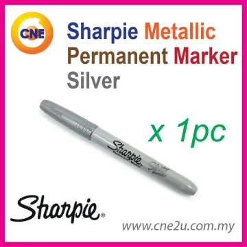 Sharpie 39100 Paint Markers 1MM Oil Permanent Marker Copper Silver Gold Pen  Paint Pen for Black Gift Card Metal, Plastic, Glass