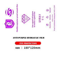 300ชิ้นแผ่นฟิล์มป้องกันหน้าจอมือถือ TPU Smart UVRAY Hydrogel แก้วแสดงผล LCD กล้องแท็บเล็ตสำหรับหน้าจอ