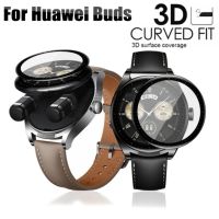 For Huawei Watch Buds 3D Curved Screen Protectors Not Tempered Glass Anti-scratch HD Clear Smartwatch Protective Soft Film Screen Protectors