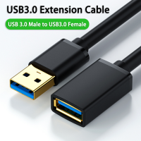 USB 3.0สายพ่วง-ขยายข้อมูลและพลังงานสำหรับ PC สมาร์ททีวี PS4 Xbox หนึ่ง SSD และอีกมากมาย-USB เพื่อ USB ตัวขยายสายเคเบิลกับ Mini USB 3.0/2.0สายไฟต่อ