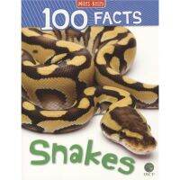 Animals: snake theme popular science picture book 100 facts snakes 100 facts series snake childrens English Enlightenment Popular Science Encyclopedia English original