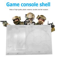 Transparent Video Game Console Shell DIY Replace Housing Replacement Flip Top Case Game Accessories For PS2 Slim SCPH 7Xxxx