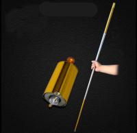 1pcs 150CM length golden Silver black cudgel metal Appearing Cane magic tricks for professional magician stage street