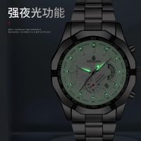 Fully automatic mechanical watch mens trendy waterproof calendar luminous sports business 2022 new authentic large dial