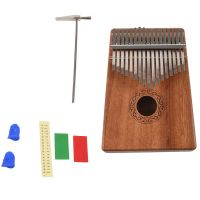 3X 17 Keys Kalimba Thumb Piano Finger Piano Musical Toys with Tune-Hammer and Music Book