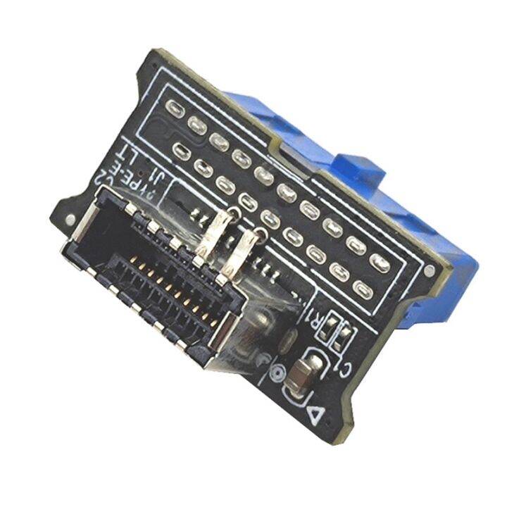 Usb Header Adapter Riser Usb Pin To Type E Converter Chassis Front Panel Type C Plug In