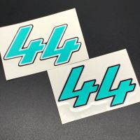 【cw】 Car Styling Vinyl Sticker for Event Racing Driver No. 44 Window Decals Tape Applique 【hot】