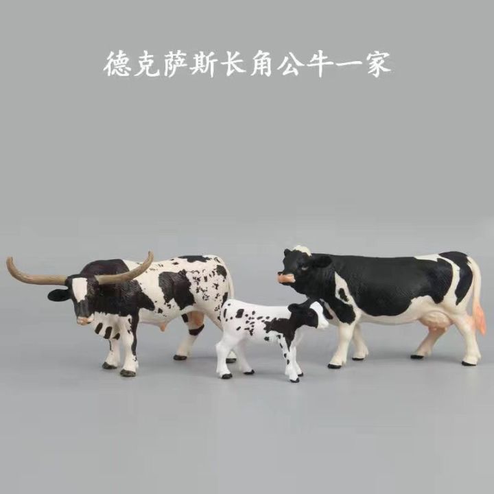 solid-simulation-model-of-farm-animal-suits-cow-buffalo-buffalo-cognitive-model-class-children-toy-cow